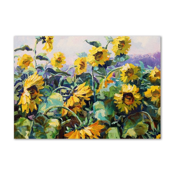 Print on acrylic Sunflowers