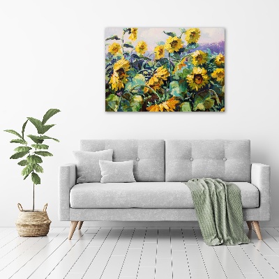 Print on acrylic Sunflowers