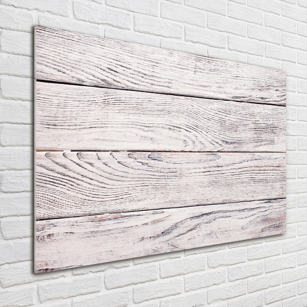 Print on acrylic Wooden wall