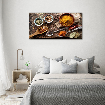 Acrylic wall art A mixture of spices