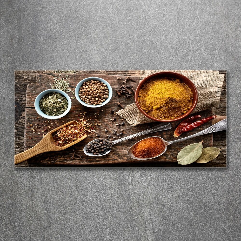 Acrylic wall art A mixture of spices