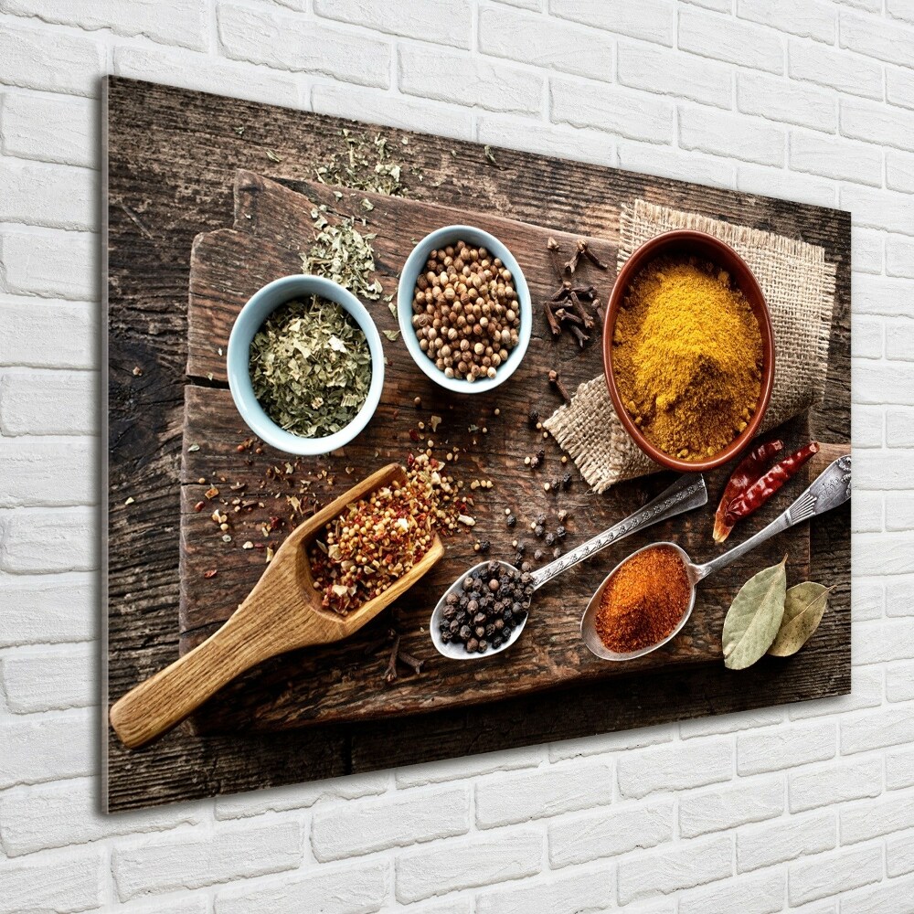 Acrylic wall art A mixture of spices