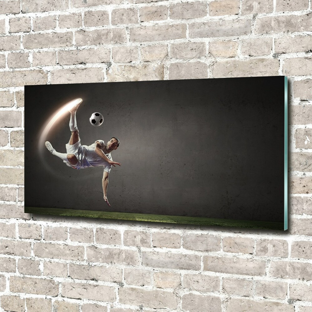 Print on acrylic Footballer