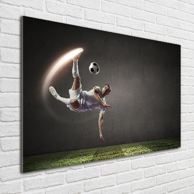 Print on acrylic Footballer