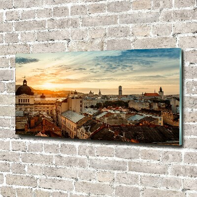 Print on acrylic Sunrise of Lviv