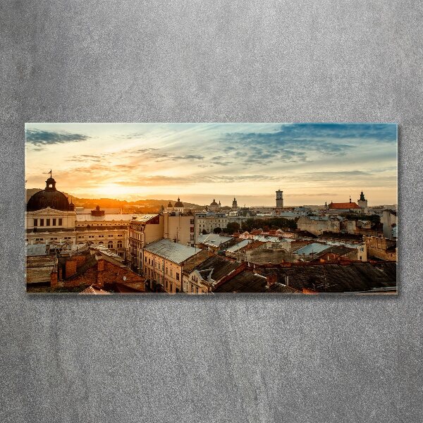 Print on acrylic Sunrise of Lviv