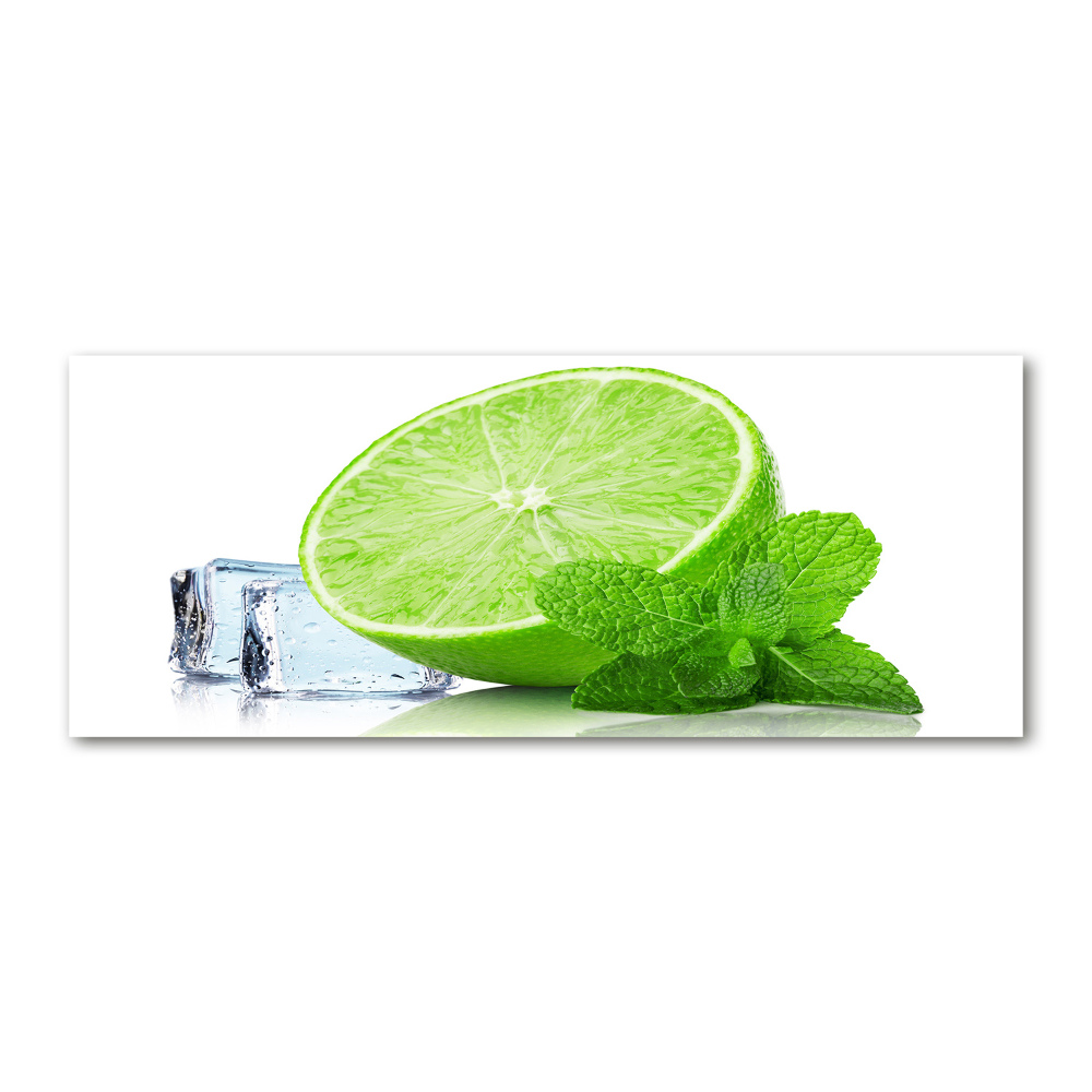 Acrylic print Ice lime