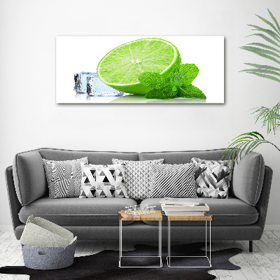 Acrylic print Ice lime