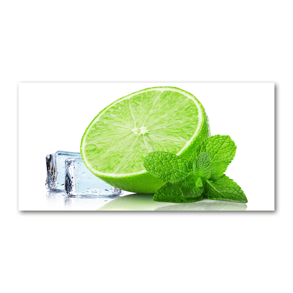 Acrylic print Ice lime