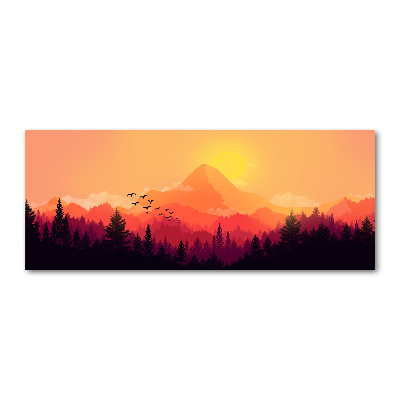 Acrylic wall art Mountain landscape