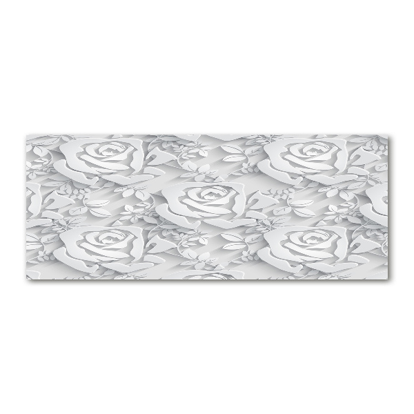 Wall art acrylic Pattern roses