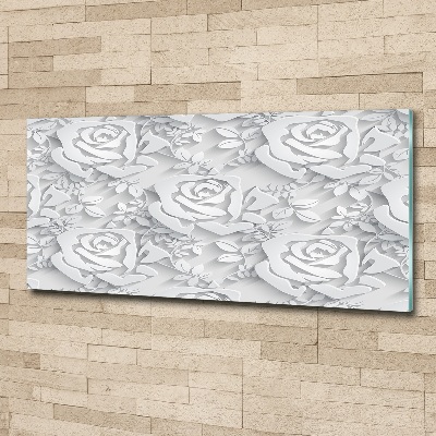 Wall art acrylic Pattern roses