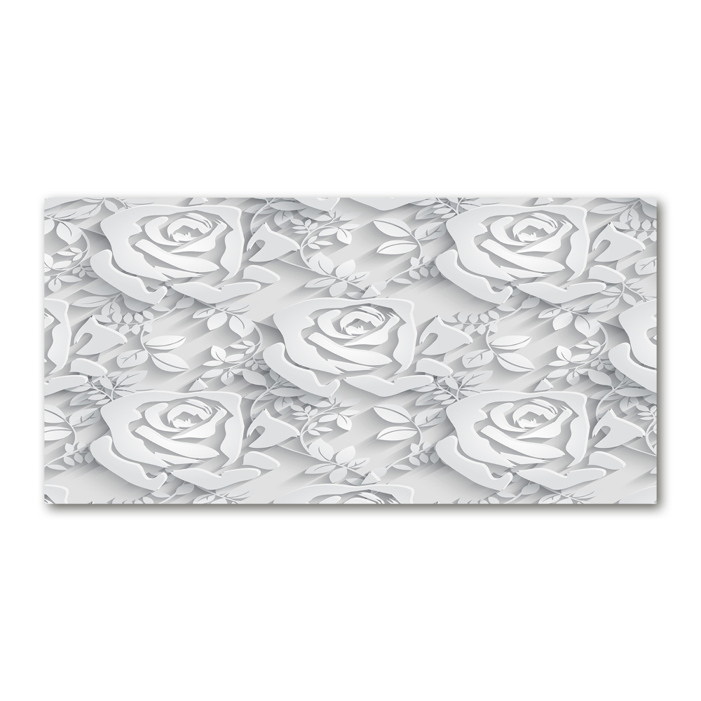 Wall art acrylic Pattern roses