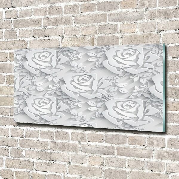 Wall art acrylic Pattern roses