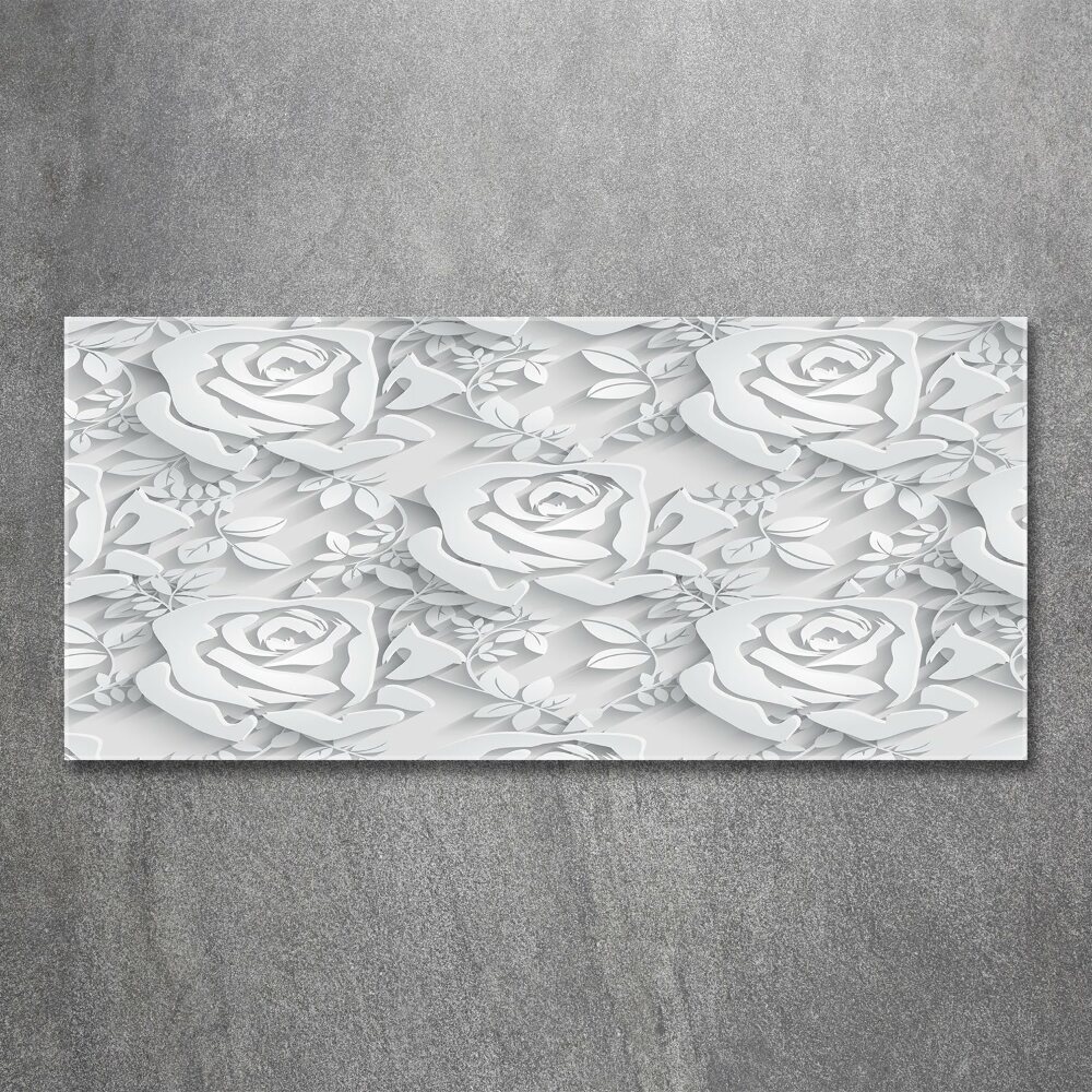 Wall art acrylic Pattern roses