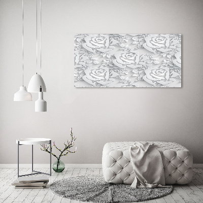 Wall art acrylic Pattern roses