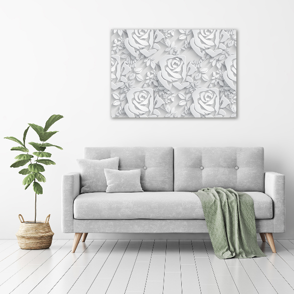 Wall art acrylic Pattern roses