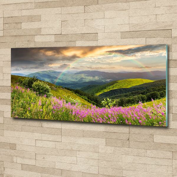 Wall art acrylic Mountain landscape