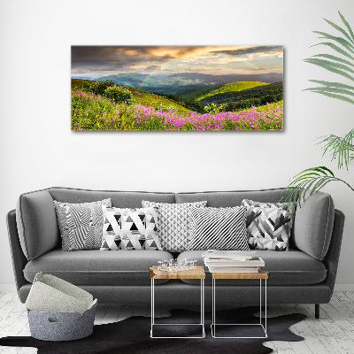 Wall art acrylic Mountain landscape