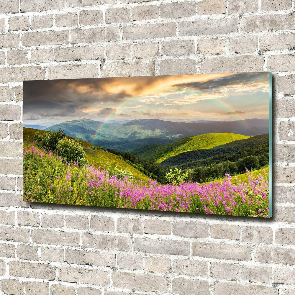 Wall art acrylic Mountain landscape