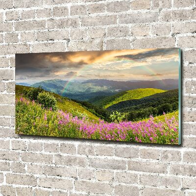 Wall art acrylic Mountain landscape