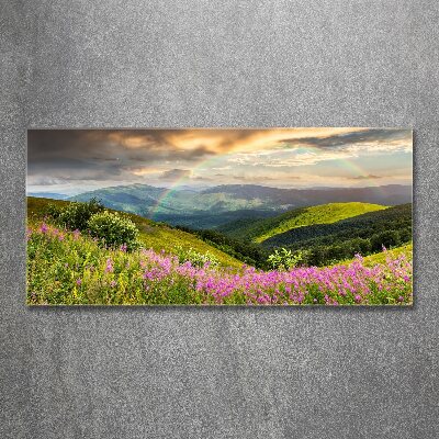 Wall art acrylic Mountain landscape