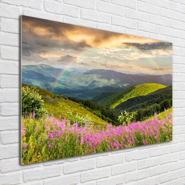 Wall art acrylic Mountain landscape