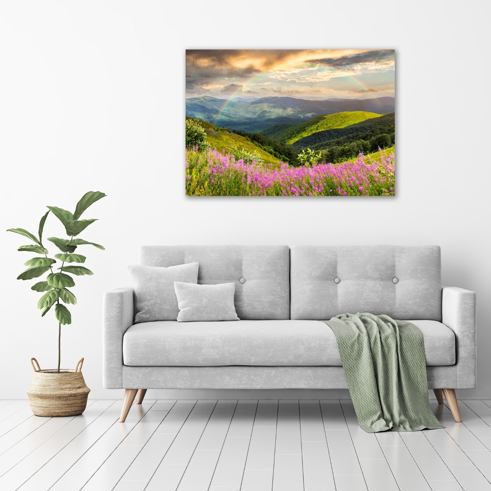 Wall art acrylic Mountain landscape