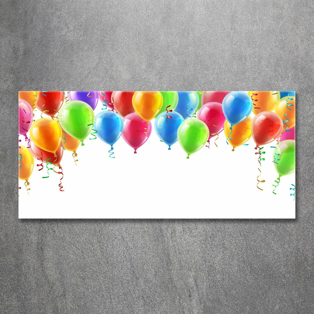 Acrylic print Colorful balloons