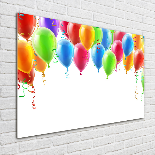 Acrylic print Colorful balloons