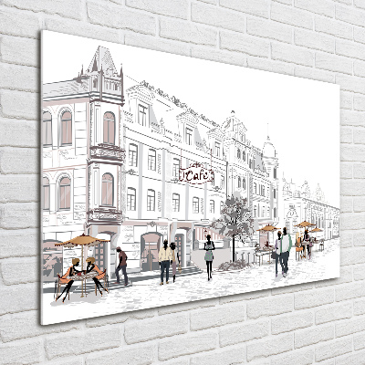 Wall art acrylic Old Town