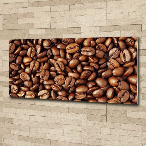 Acrylic print Coffee beans