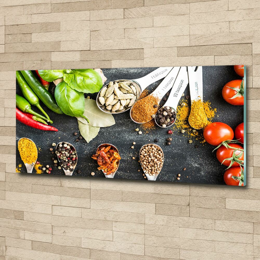 Wall art acrylic A mixture of spices