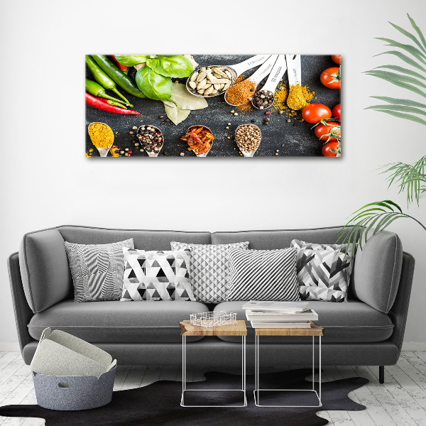 Wall art acrylic A mixture of spices