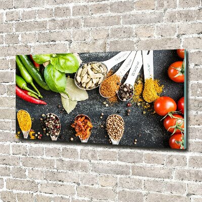 Wall art acrylic A mixture of spices