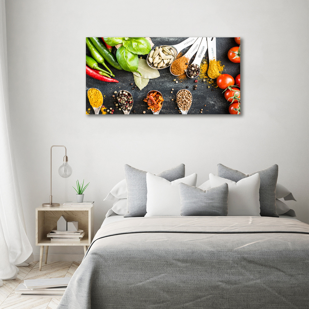 Wall art acrylic A mixture of spices