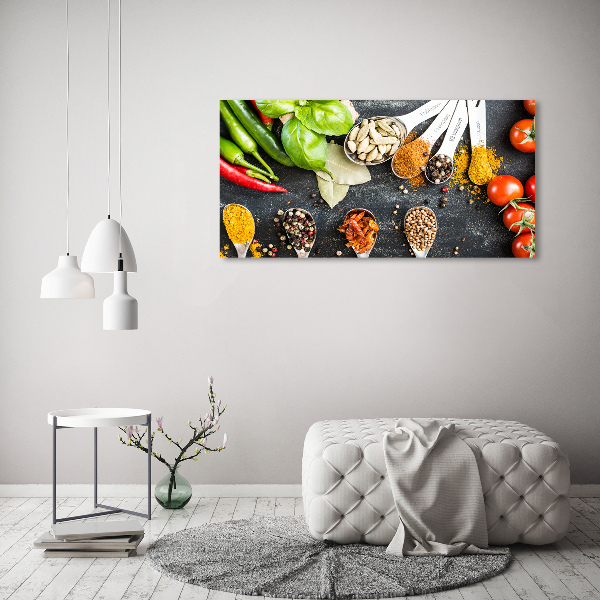 Wall art acrylic A mixture of spices