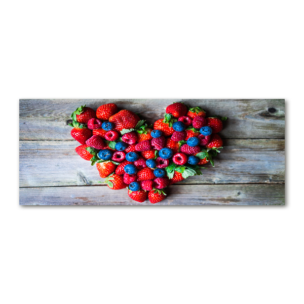 Wall art acrylic Fruit heart