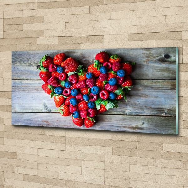 Wall art acrylic Fruit heart