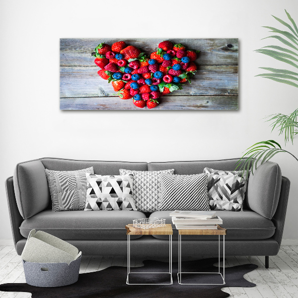 Wall art acrylic Fruit heart