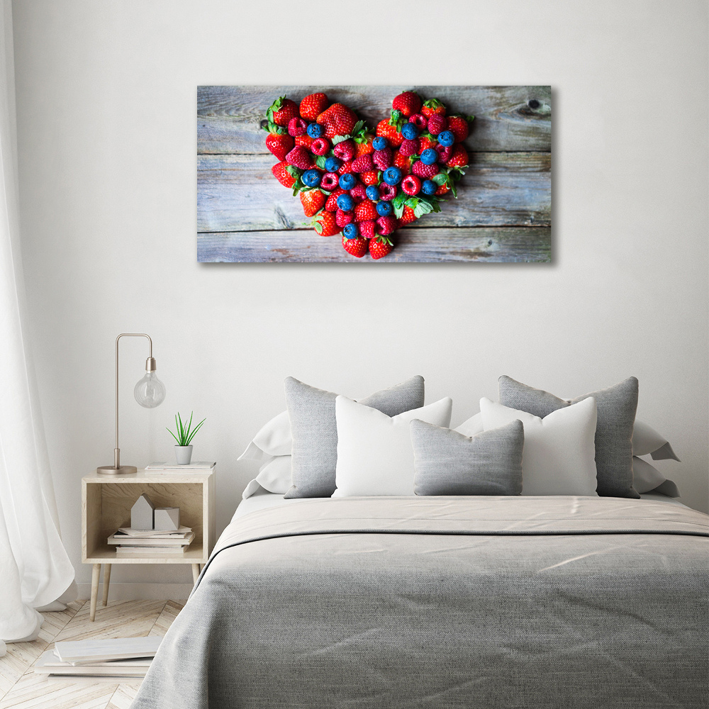 Wall art acrylic Fruit heart