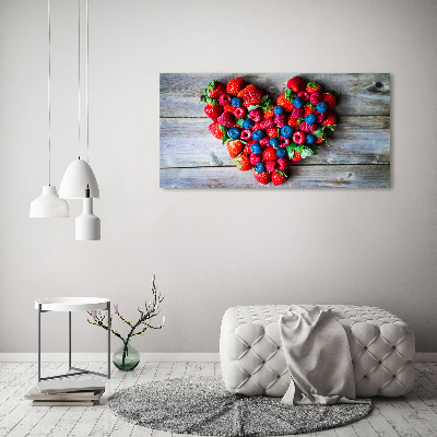 Wall art acrylic Fruit heart