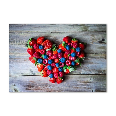 Wall art acrylic Fruit heart