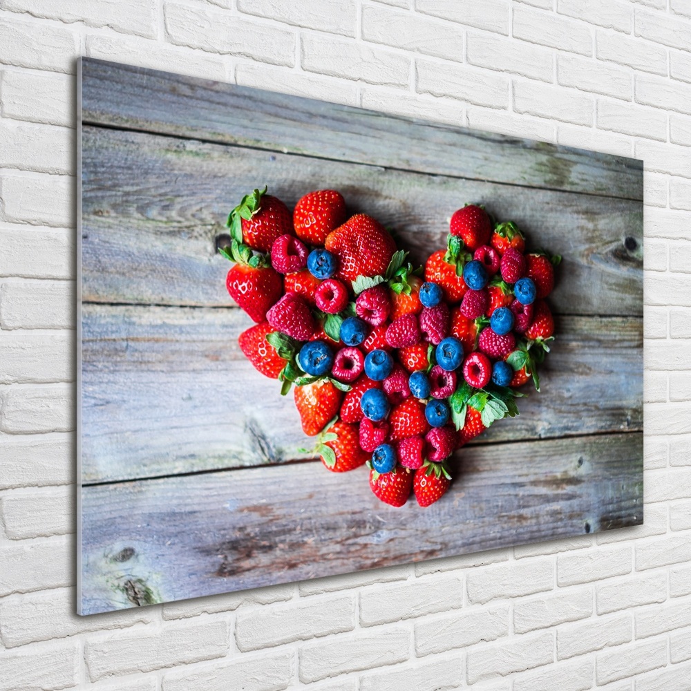 Wall art acrylic Fruit heart