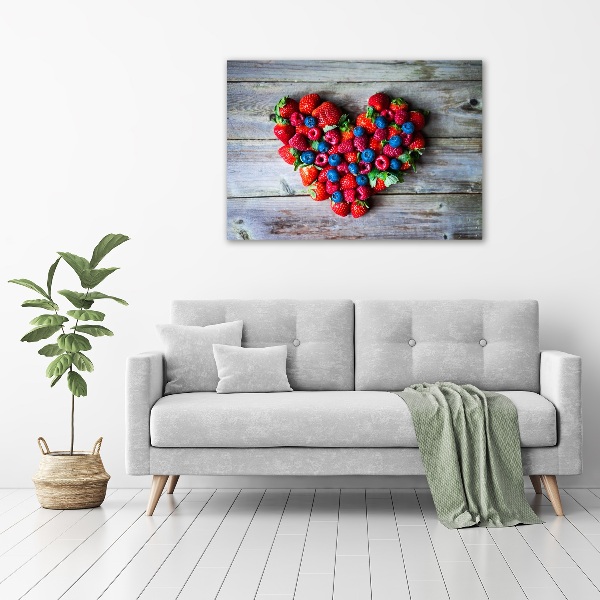 Wall art acrylic Fruit heart