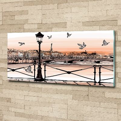 Wall art acrylic Twilight in Paris