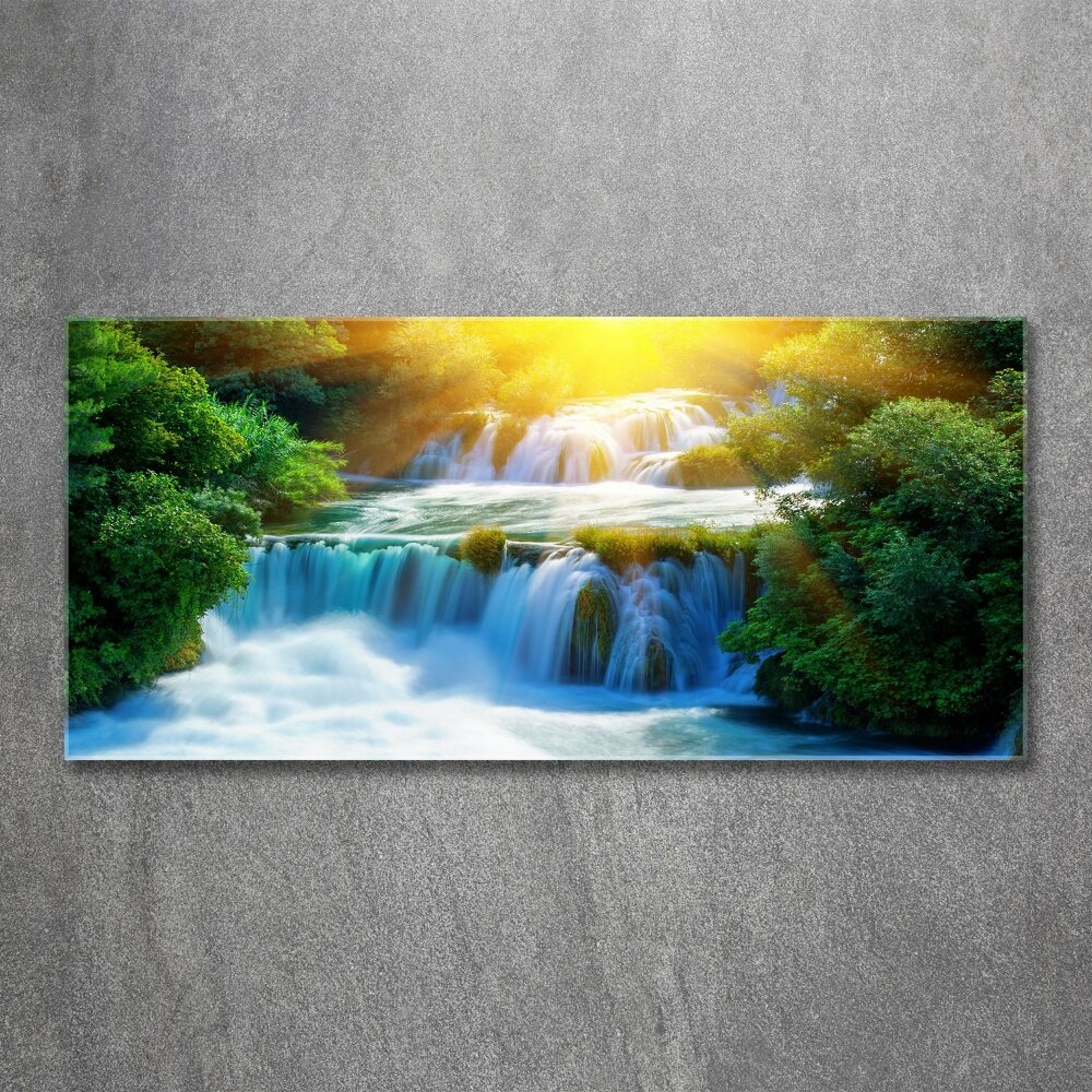 Print on acrylic KRKA waterfall