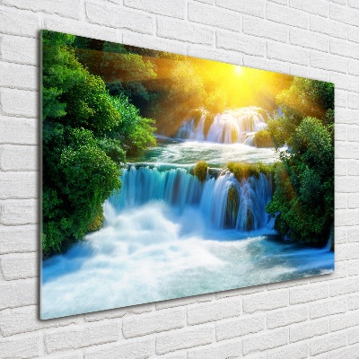 Print on acrylic KRKA waterfall