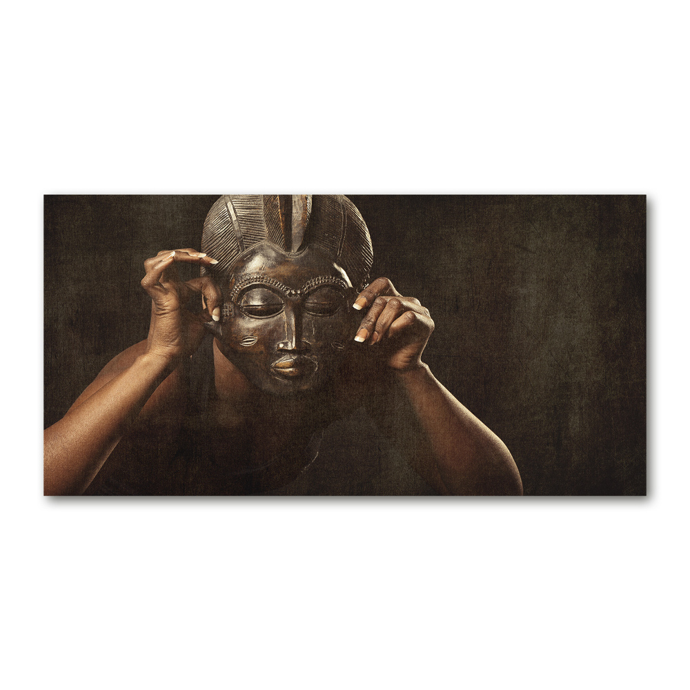 Acrylic print African mask