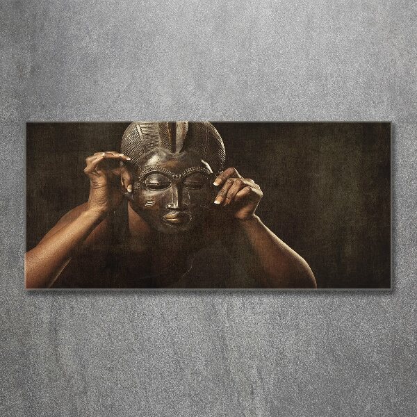 Acrylic print African mask